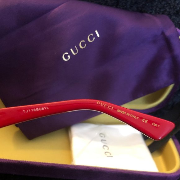 AUTHENTIC GUCCI 53MM CAT EYE SUNGLASSES NWOT*SOLD* - Picture 7 of 10